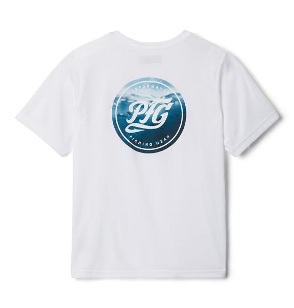 Columbia PFG Shirts Boys White USA (US269046)